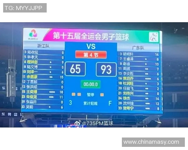 广东与浙江今日激战正酣谁能在这场比赛中笑到最后